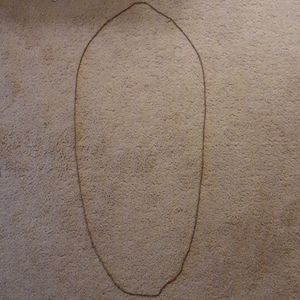 Bronze-Coloured Long Layering Necklace